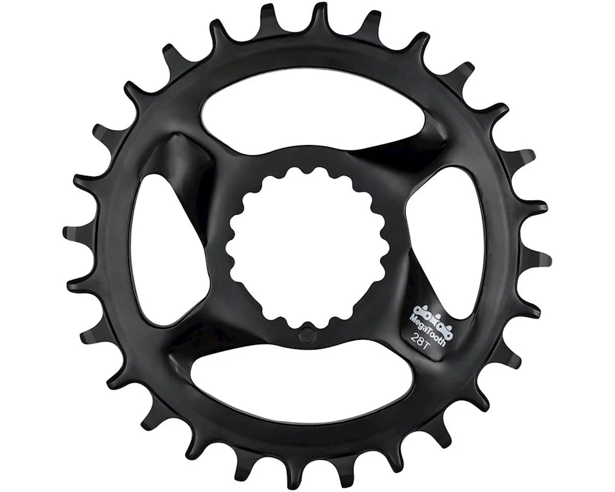 Full Speed Ahead Comet Direct Mount Megatooth Chainring (Black) (1 x 11 Speed) (Single) (28T) (0mm Offset)